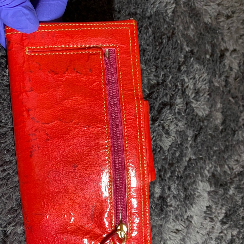 Elegant Red Women's Wallet